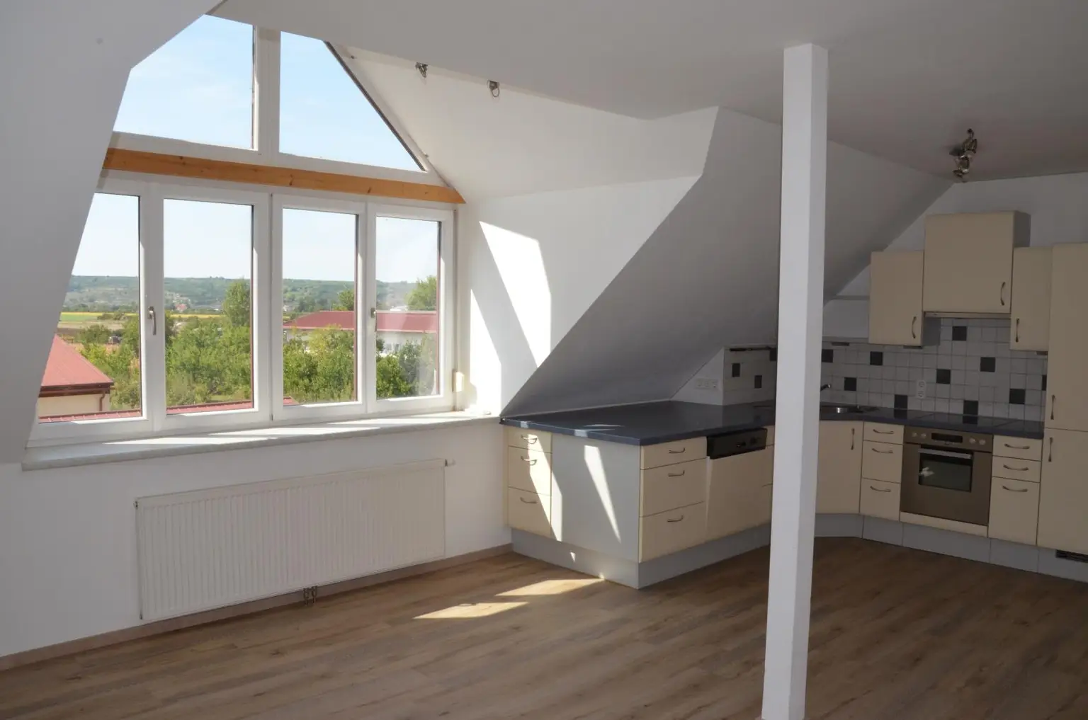 Großzügige Dachgeschosswohnung und Gartenmitbenutzung