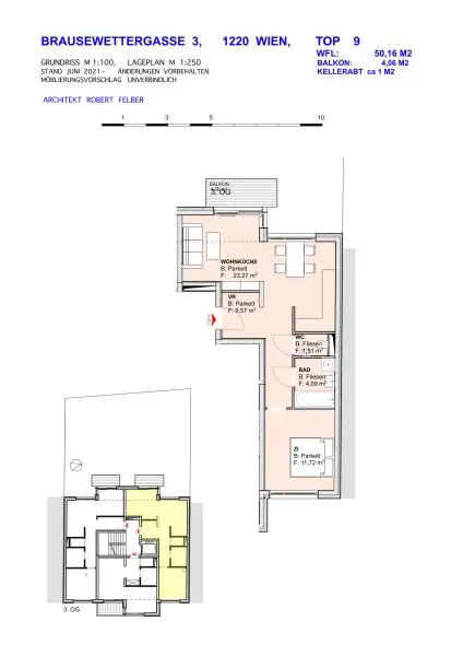 Helle moderne Wohnung bei U2-Stadlau/Bahnhof