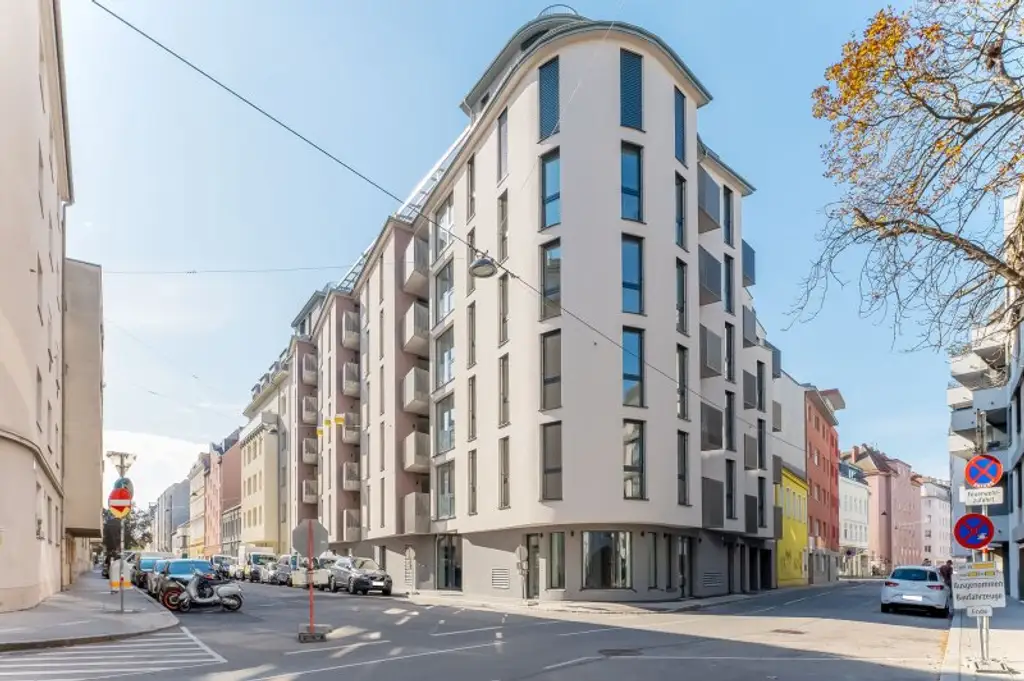 Erstbezug ab Februar! Nähe U6/U4! Helle 2-Zimmer-Wohnung mit Loggia zu vermieten!