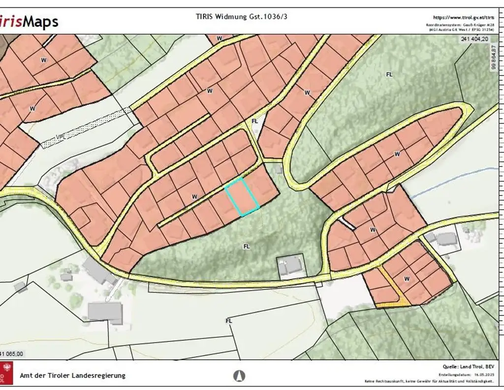 Baugrundstück für Doppelhaushälfte