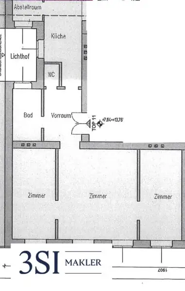 Wunderschöner Altbau mit großzügigen Räumen im Herzen des 3. Bezirks