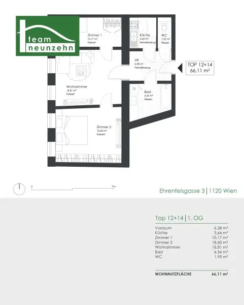 Charmanter Altbau in Toplage – Ehrenfelsgasse 3, 1120 Wien