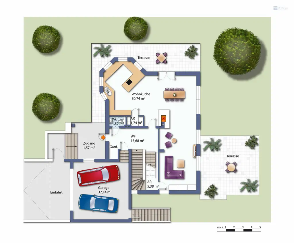 GROßZÜGIGE VILLA IN PURKERSDORF MIT 426 M², SAUNA, POOL, WINTERGARTEN & BESTER ANBINDUNG NACH WIEN