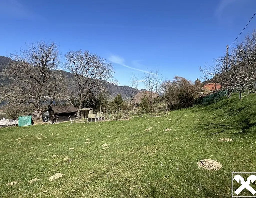 RARITÄT - Exklusives Baugrundstück mit traumhaftem Blick auf den Ossiacher See