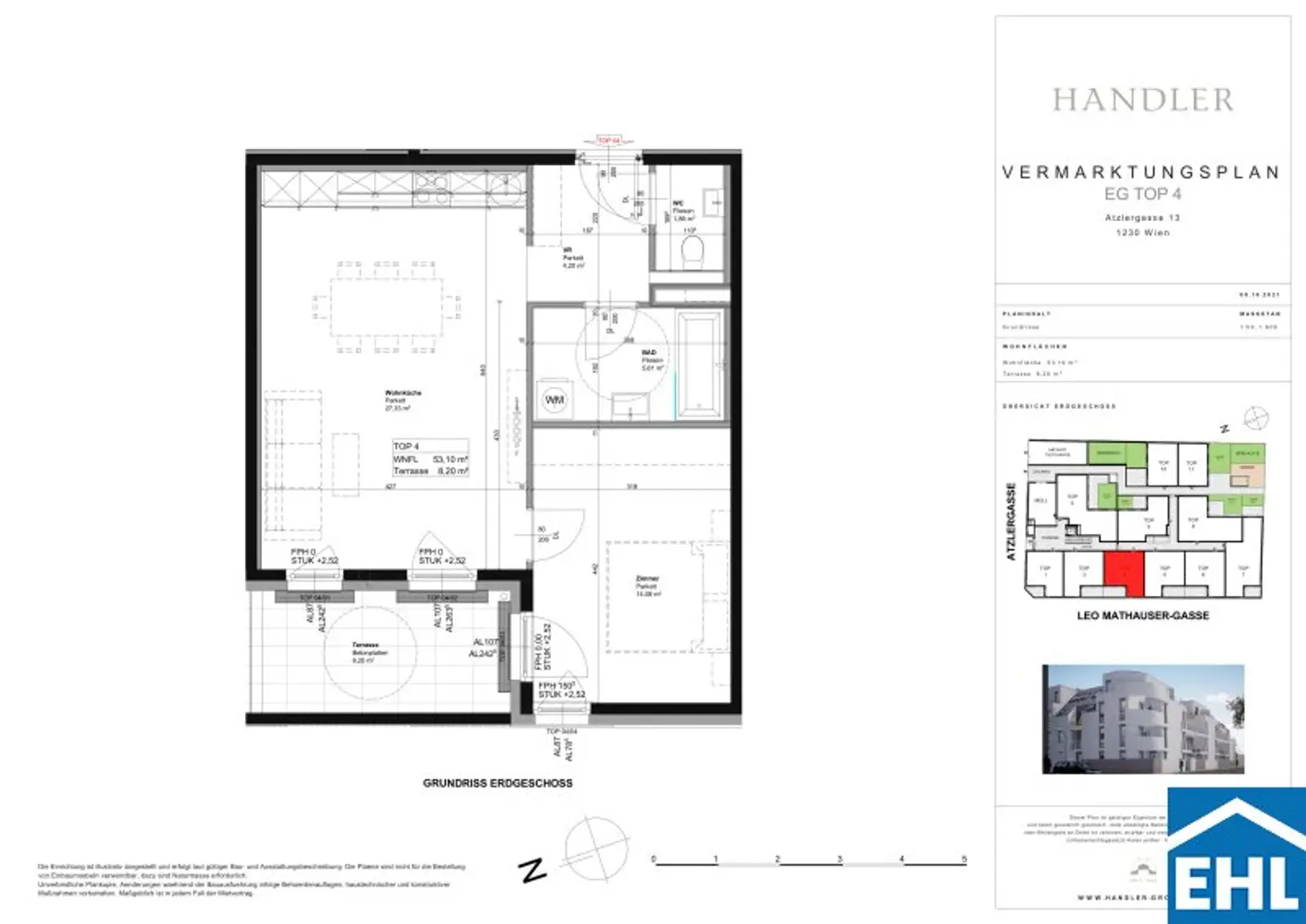2-Zimmer-Wohntraum mit Terrasse im 23. Bezirk