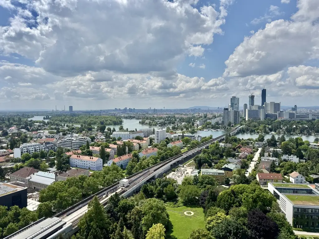 PROVISIONSFREI! ERSTBEZUG! 2 Zimmer Neubau Wohnung mit atemberaubenden Donaublick!