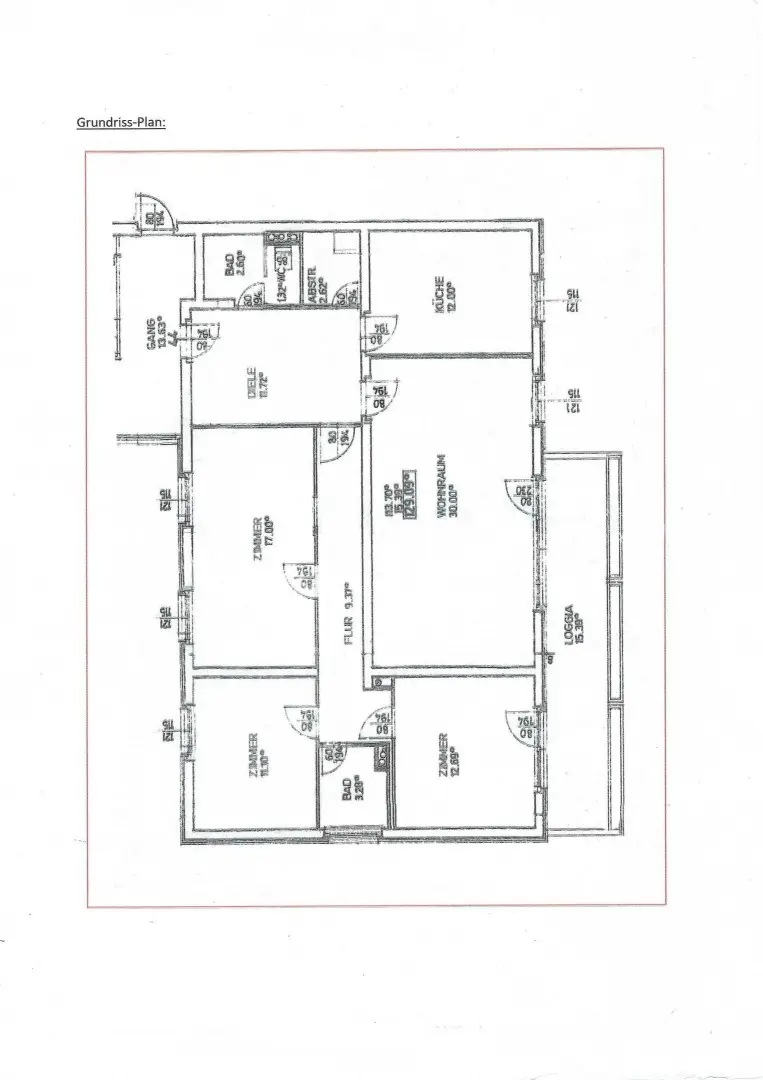 GRUNDRISSPLAN