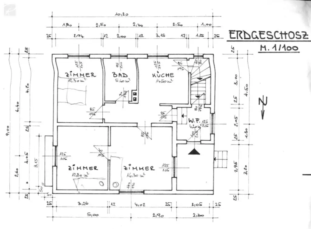 Einfamilienhaus: Großer Garten, Tiefgarage & zwei Carports!