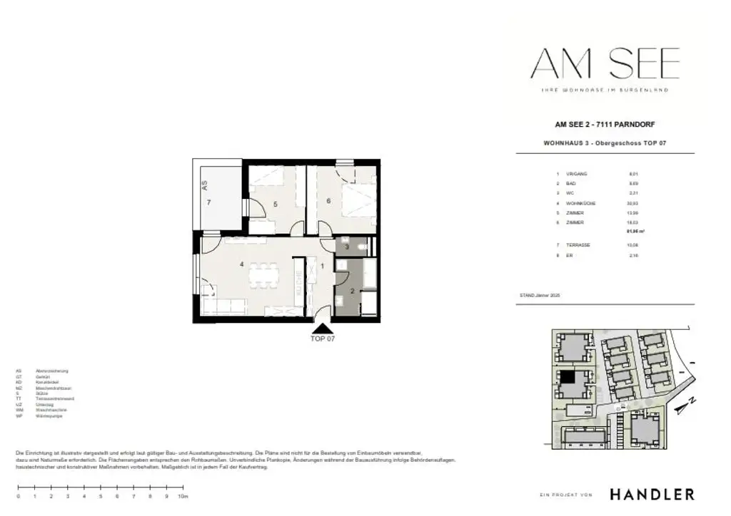 Licht und Leichtigkeit – stilvolle 3-Zimmer-Wohnung mit Balkon