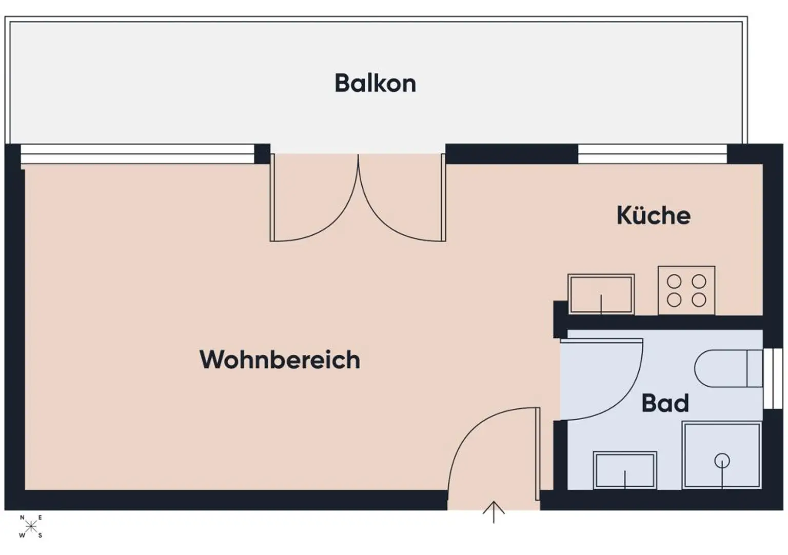 Grundriss ohne Maßstab
