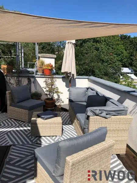 ROOFTOP LIVING - 32M² PRIVATE DACHTERRASSE MIT HOHE WARTE GRÜNBLICK - KLIMA - NÄHE U4