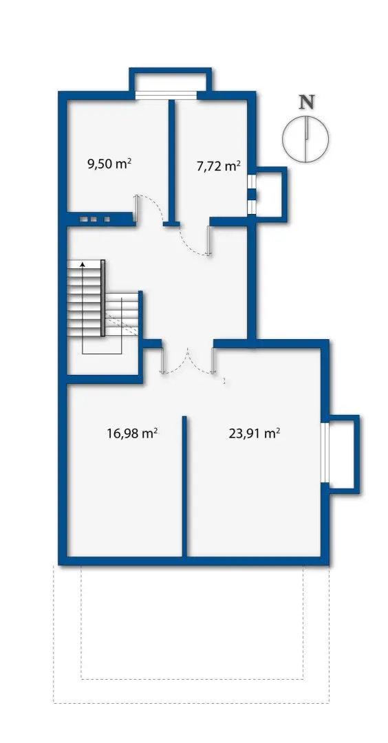 Plan Kellergeschoß Langenzersdorf