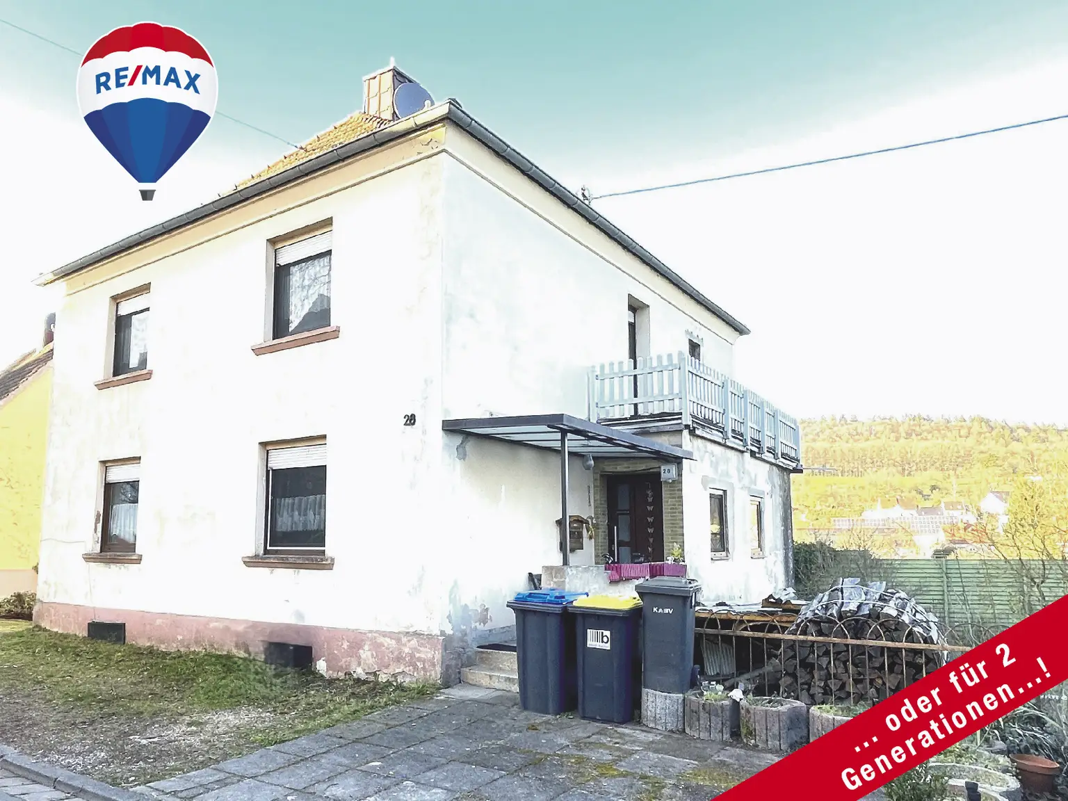 GUT aufgeteiltes Wohnhaus 
für die GROSSE Familie - 
Machen SIE Ihr Schmuckstück daraus...!