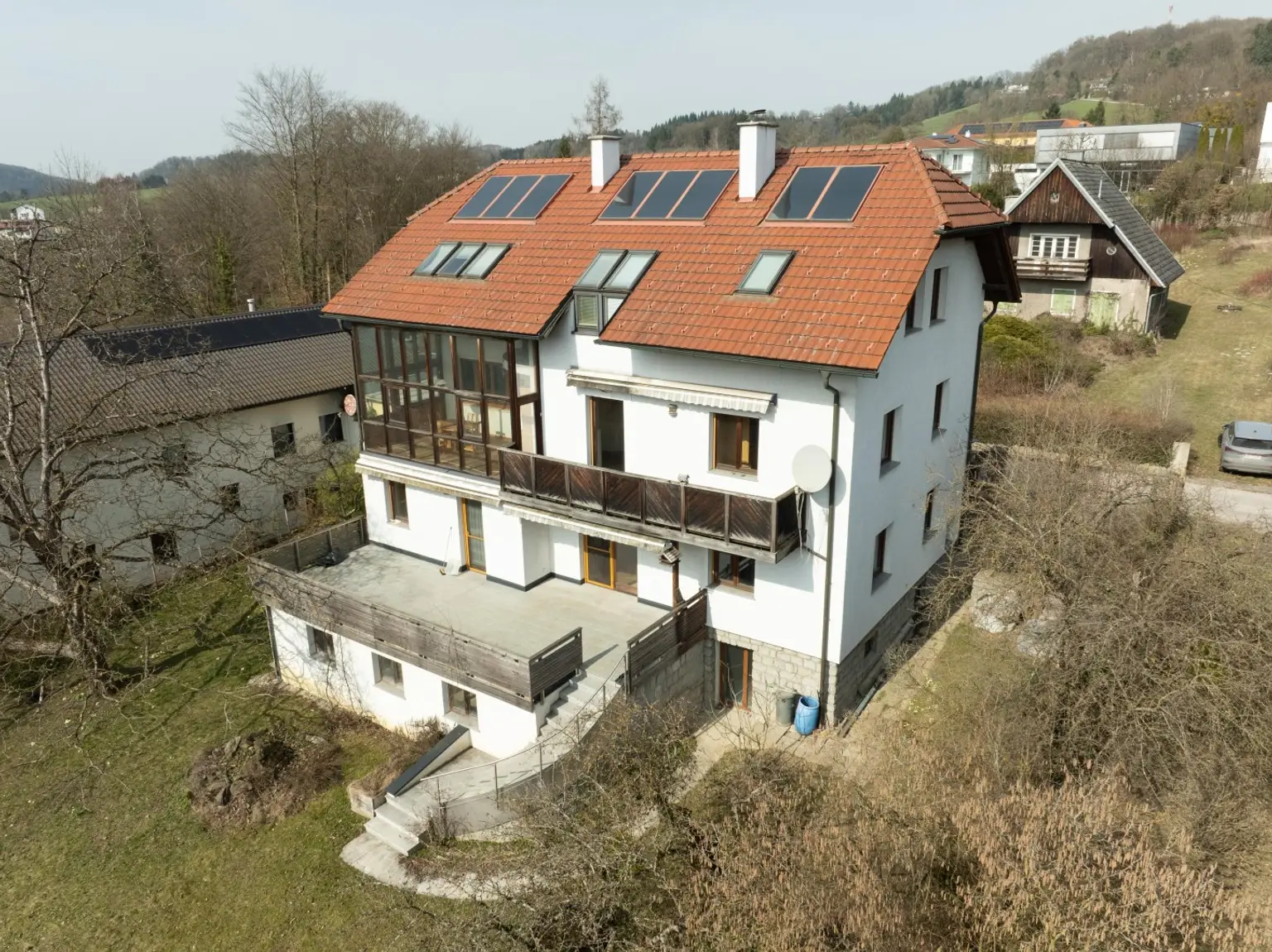 Haus Puchenau Drohne-8