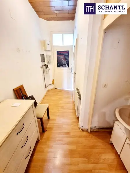 Schön ist was anderes. Aber das wird schon! Ideale 1-Zimmer-Wohnung in 1030 Wien - Selbst Gestalten - Sanierungsbedürftige Altbauwohnung! U-Bahn ums Eck + Traumhaft renoviertes Altbauhaus + Optimalste Infrastruktur und…