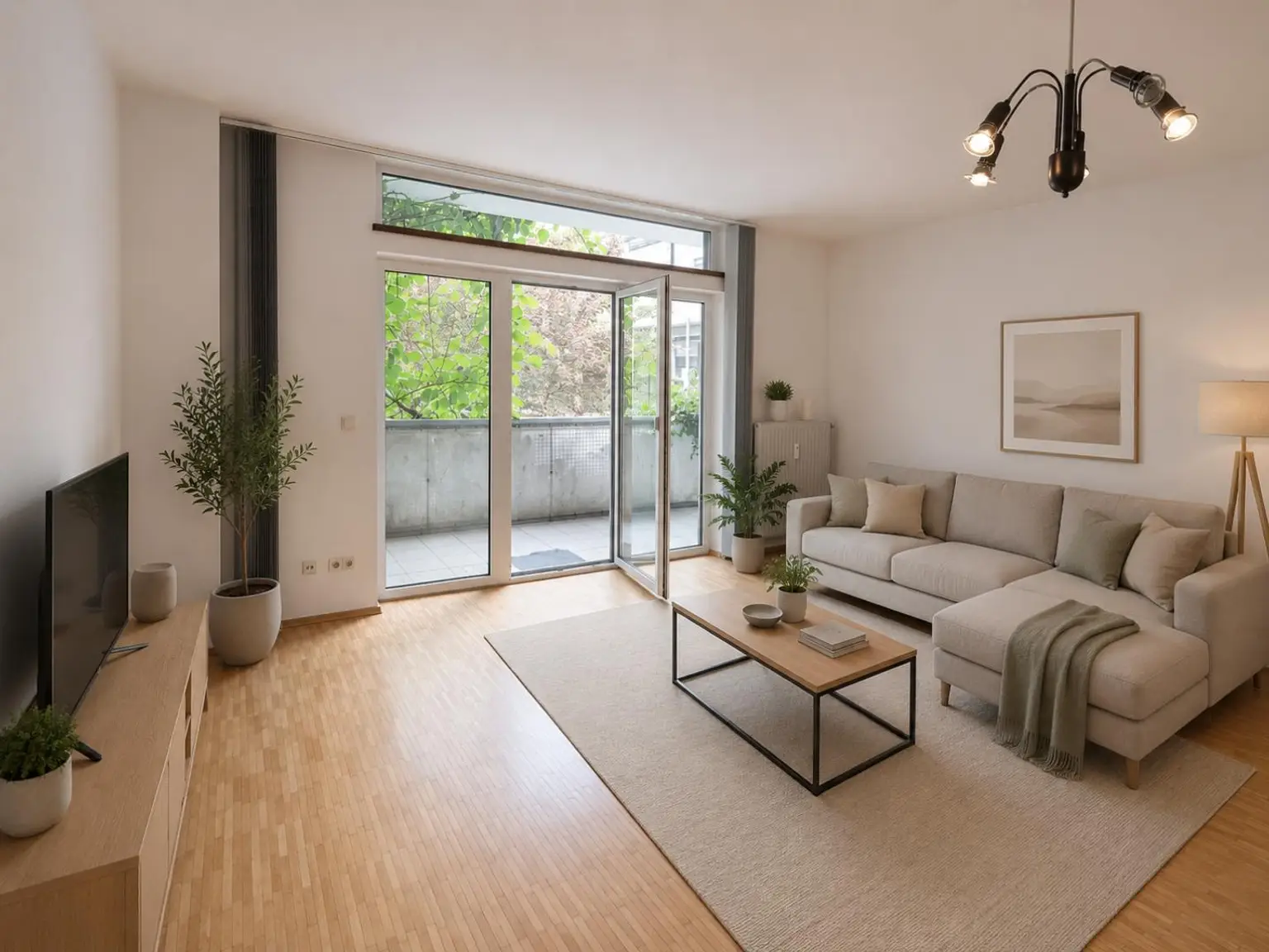 Einrichtungsbeispiel Wohnzimmer