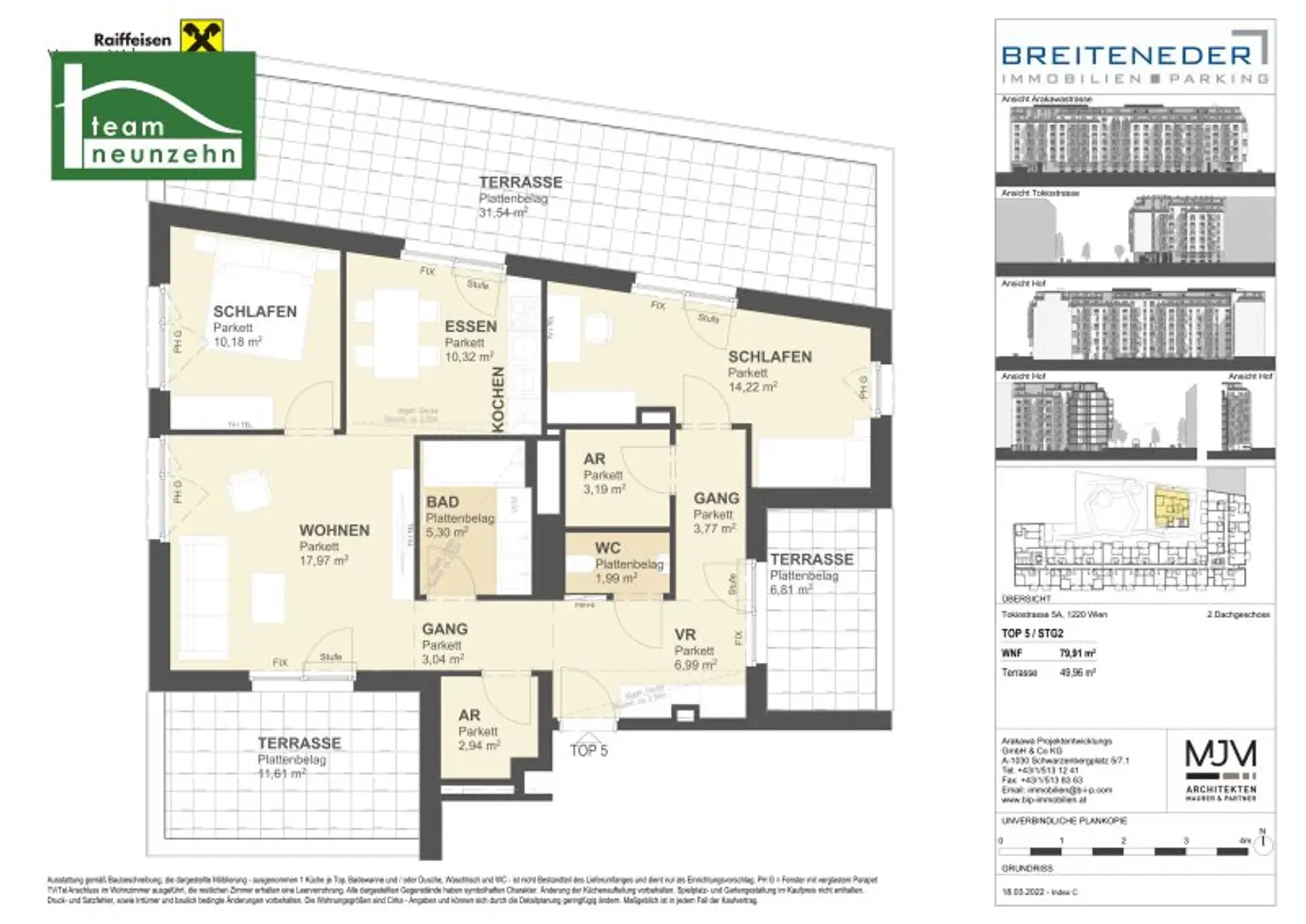 Küche und Tiefgaragenplatz inkludiert! Herrliche Neubau-Erstbezugswohnung zwischen An der Schanze und dem Kirschblütenpark