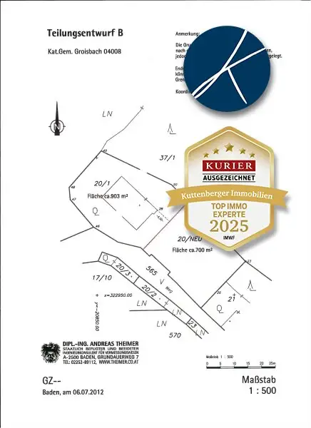 Traumhaftes Baugrundstück  in Groisbach in idyllischer Lage: Alland, Niederösterreich - nur 120.000€