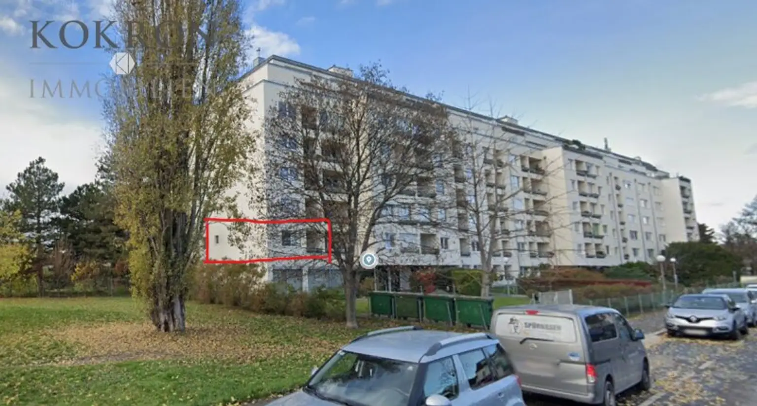 Das Haus straßenseitig