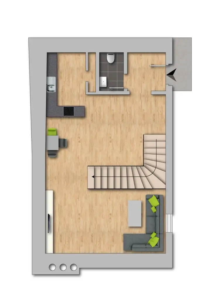 3 ZI-Maisonette-Wohnung im Zentrum von Stein - TOP 9