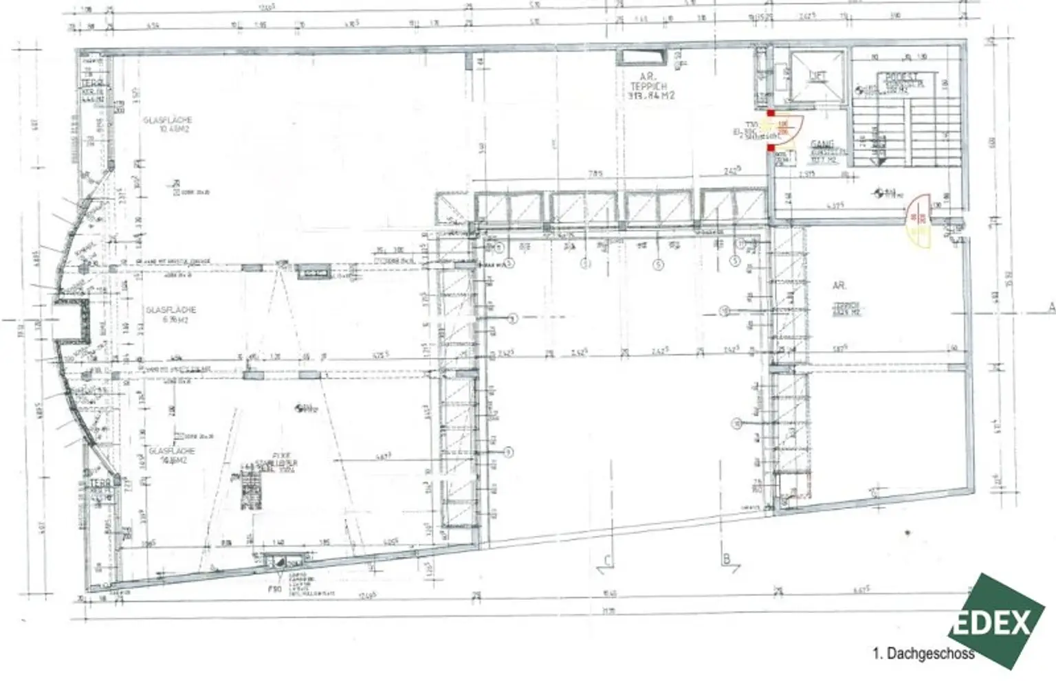 Erstbezug | Rohbau-Büro auf zwei Ebenen im Dachgeschoss mit Gestaltungsspielraum