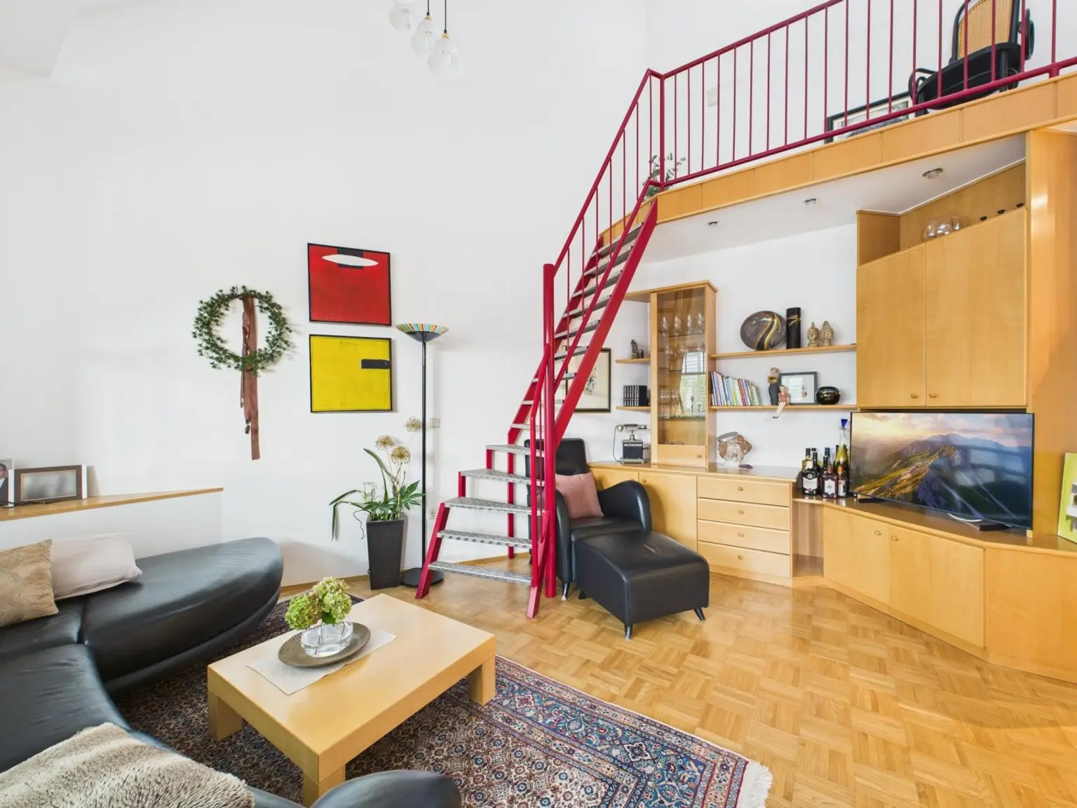 LINZ-URFAHR (Katzbach)  Mietwohnung ca.73 m² Wohnfläche, 3 Zimmer + Galerie und verglaster Loggia