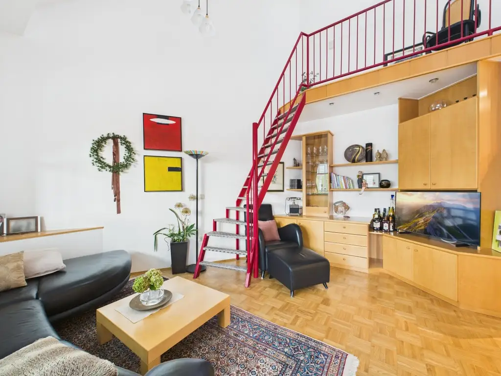 LINZ-URFAHR (Katzbach)  Mietwohnung ca.73 m² Wohnfläche, 3 Zimmer + Galerie und verglaster Loggia