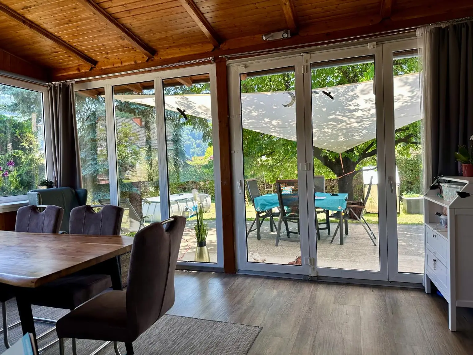Esszimmer/Wintergarten_Zugang auf die Terrasse