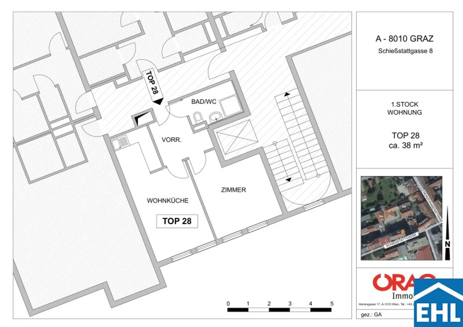 **Ab 01.10.** 2-Zimmerwohnung in Toplage!