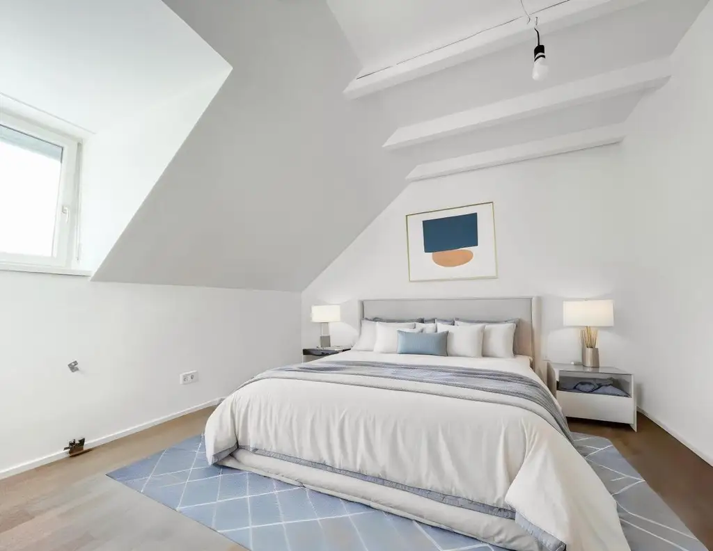 Top 2 - Gemütliche 2-Zimmer-Dachgeschosswohnung mit Blick auf den Grünberg und Traunstein