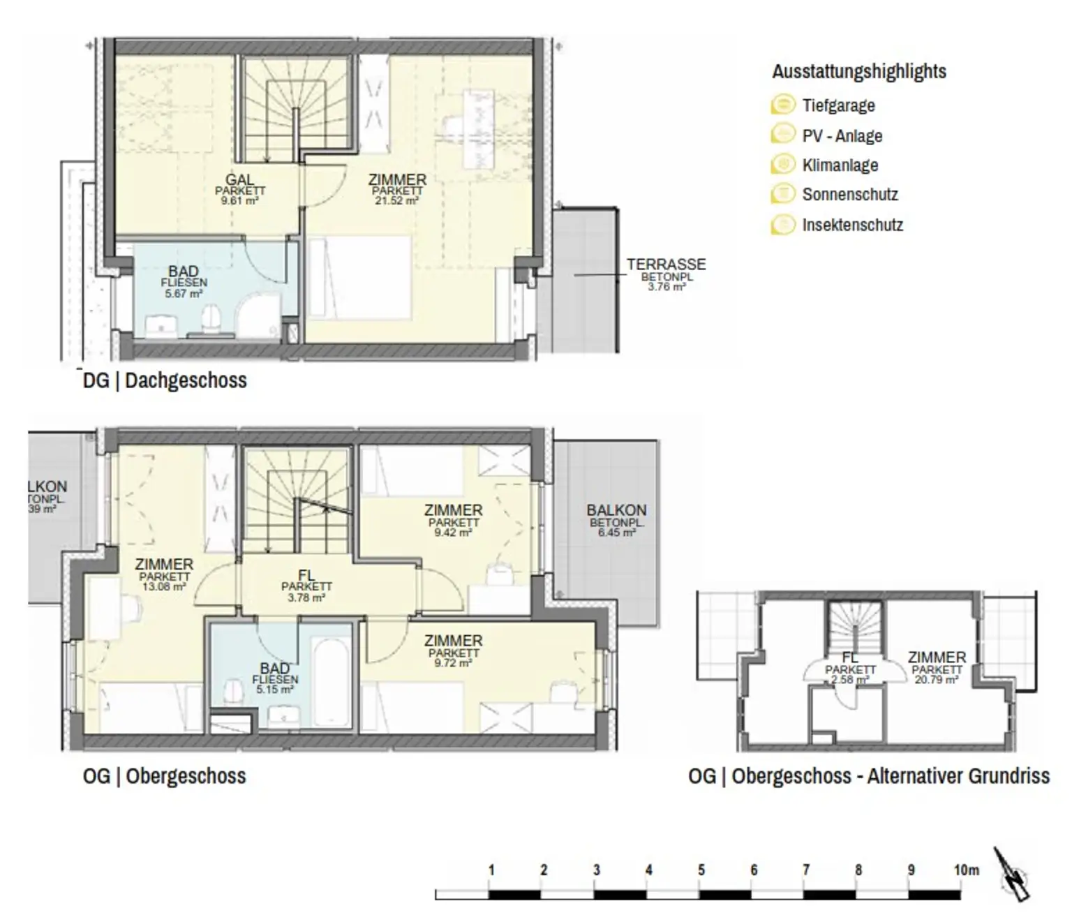 PROVISIONSFREI ~ Reihenhäuser nahe Mühlwasser und Donauinsel ~ 111m² - 120m² ~ ab € 749.000,00