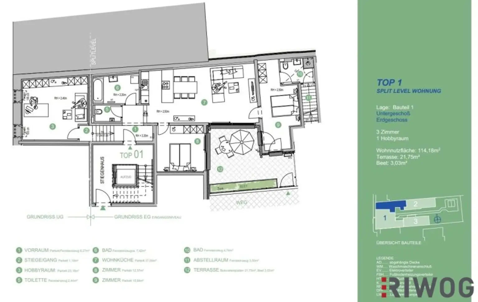 4-Zimmer mit SÜD-Terrasse mit hochwertiger Ausstattung in ehemlaigen Fuhrwerkhaus