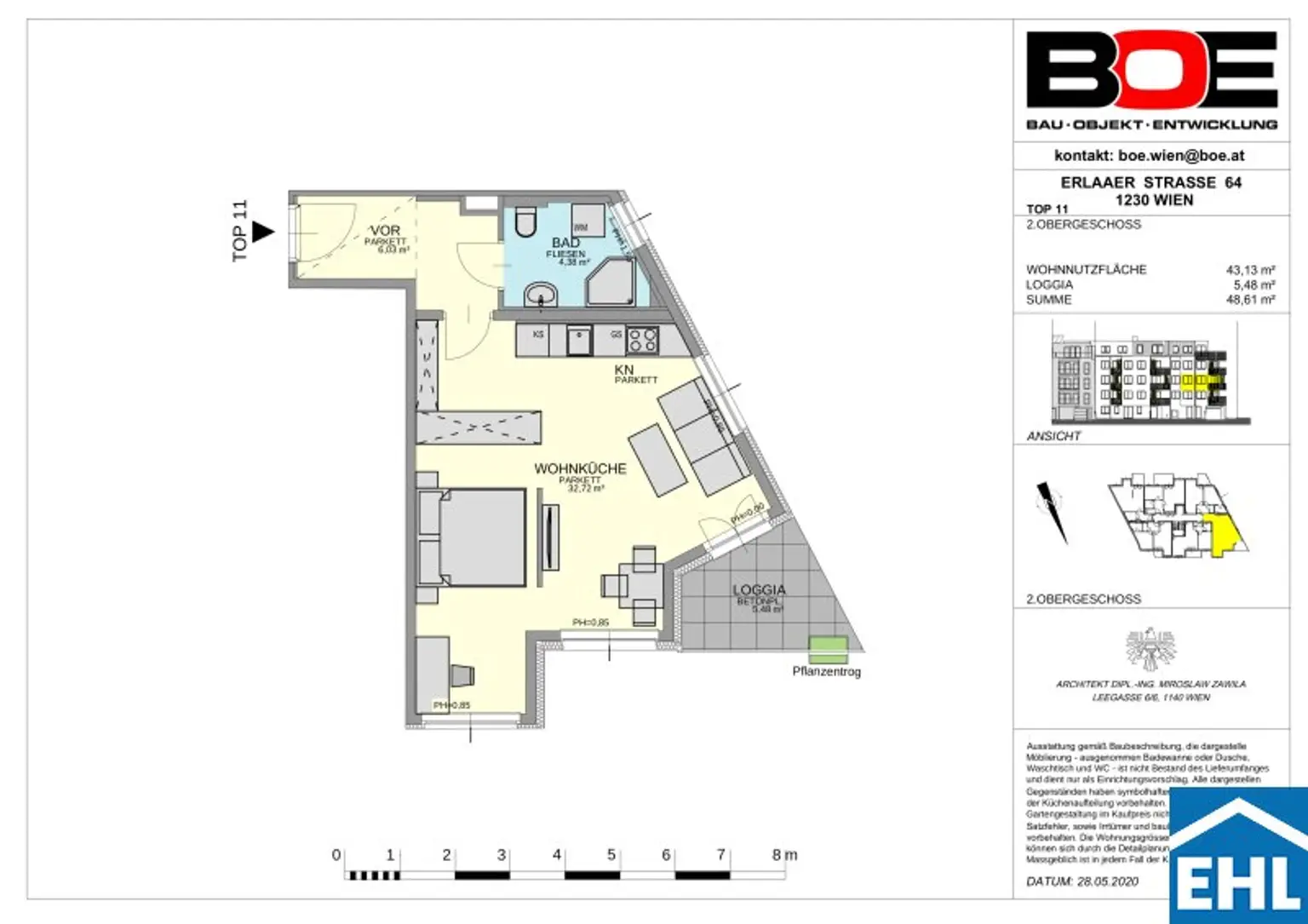 Moderne 1,5-Zimmer-Wohnung mit Balkon!
