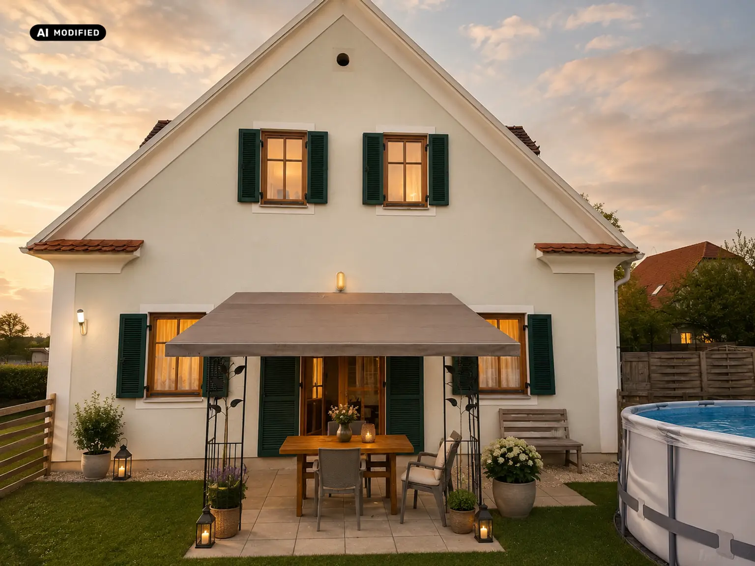 KI-bearbeitet – EG-Wohnung mit Terrasse
