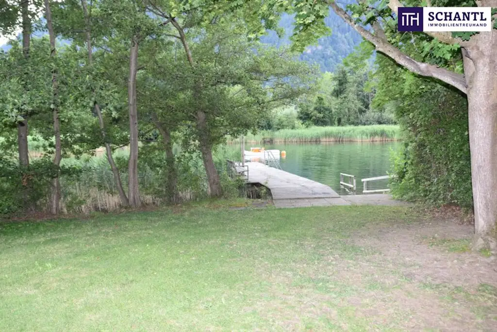 ++EXKLUSIVE ca. 92m² EIGENTUMSWOHNUNG am OSSIACHER SEE++mit PRIVATEM SEEZUGANG++ PANORAMABLICK auf die GERLITZEN++ZWEITWOHNSITZ ALS WERTANLAGE++