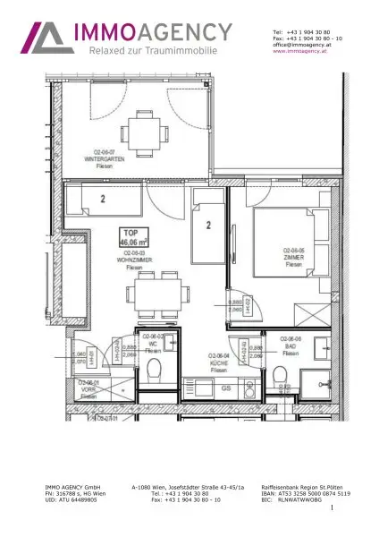 Helle 2-Zimmer-Wohnung mit großem Wintergarten (Heizkosten inkl.)