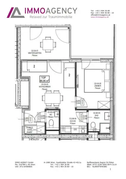 Helle 2-Zimmer-Wohnung mit großem Wintergarten (Heizkosten inkl.)