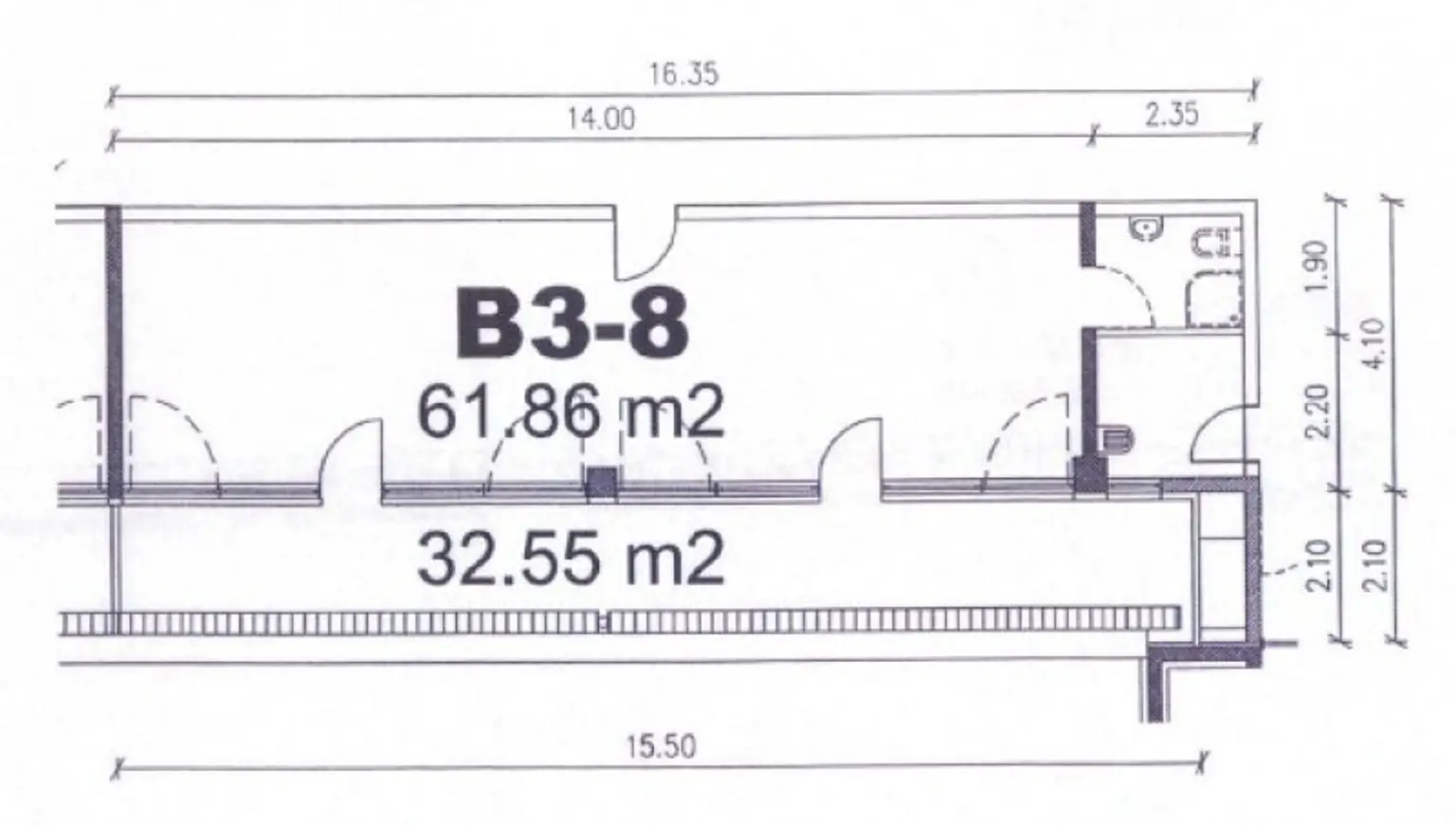 *** Anlageobjekt *** Vermietete Büroeinheit in Ljubljana