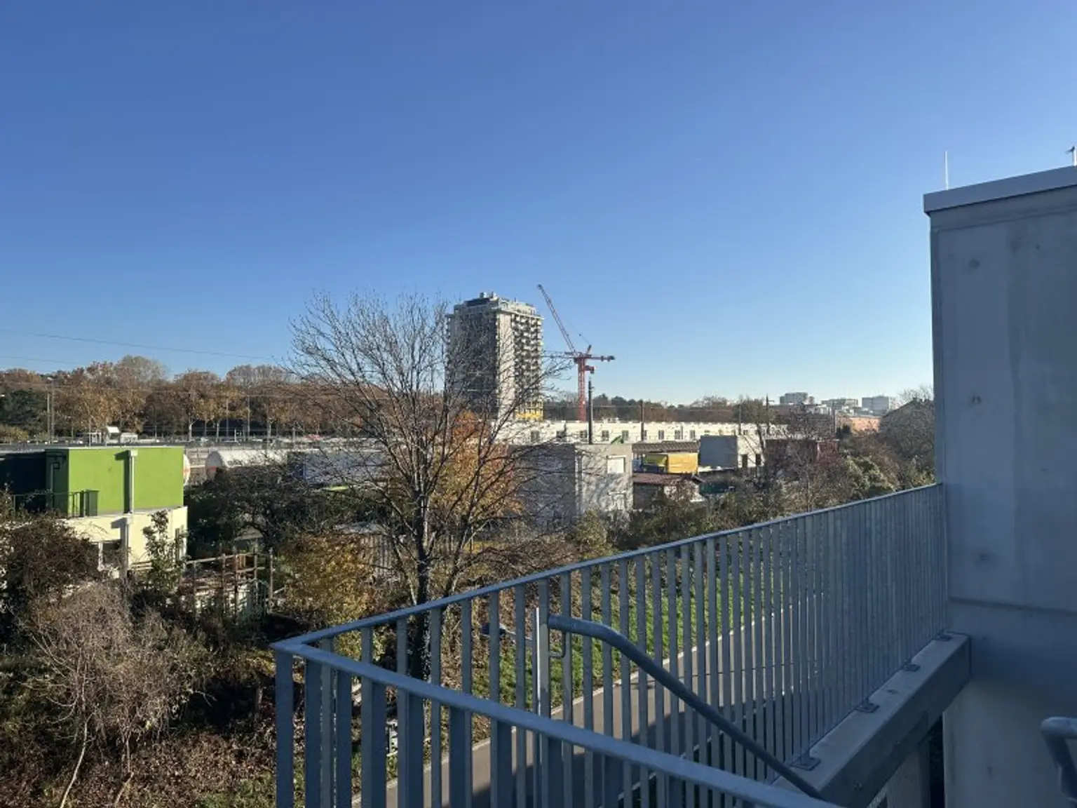 Blick zum Kurpark Oberlaa