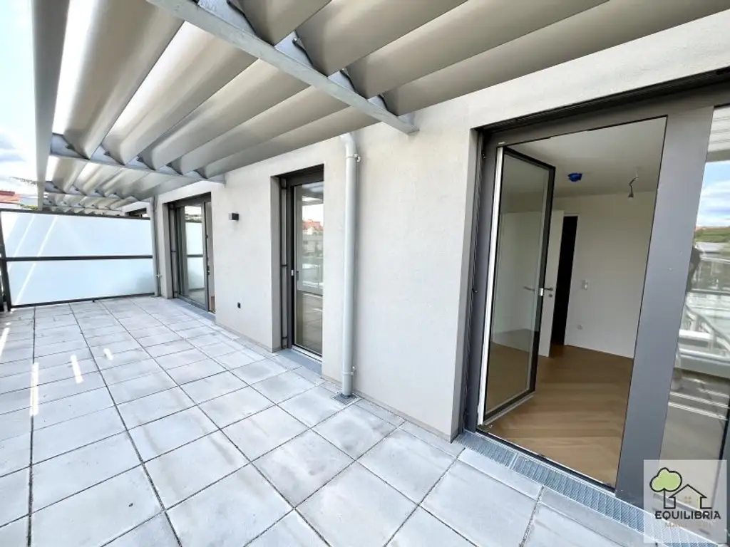GEKÜHLT !  NEUBAU  !   Erstbezug  mit  einer 28 m2 großen und ruhigen   Terrasse  - Entdecke dein neues Zuhause