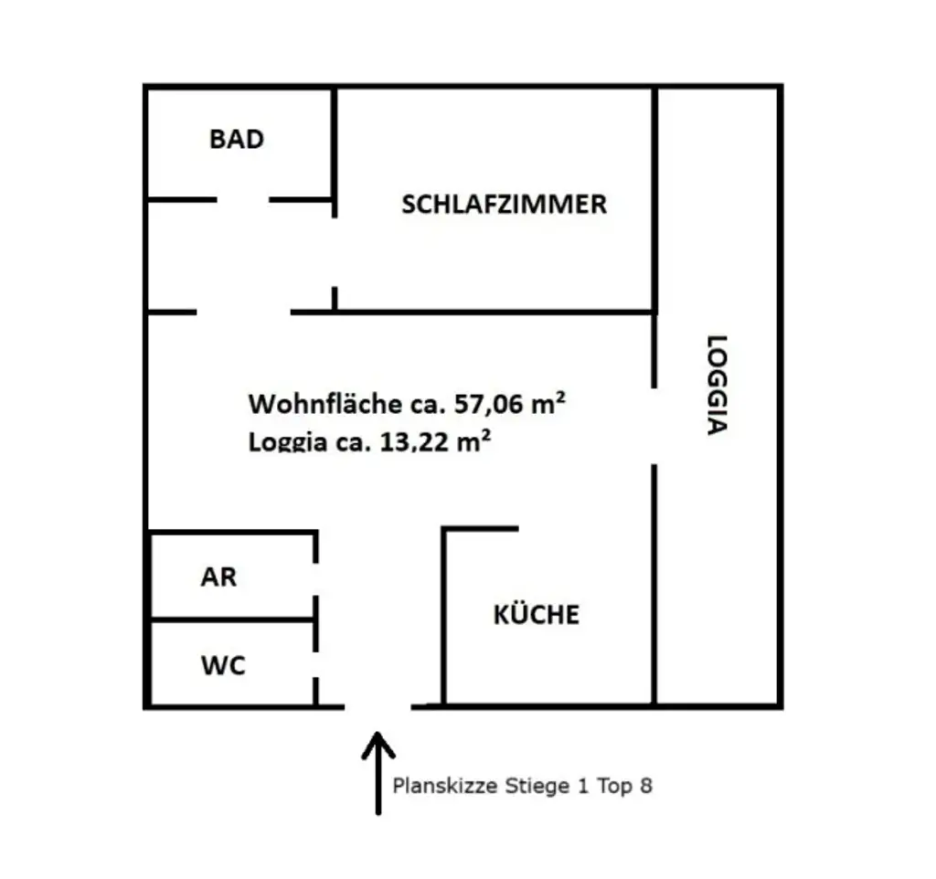 Charmante 2-Zimmer Wohnung mit Loggia im 23. Bezirk! Ideal für Pärchen!