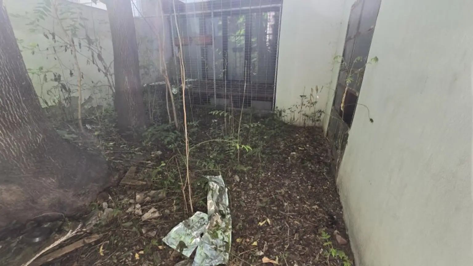 Innenhof Werkstätte Immobilie