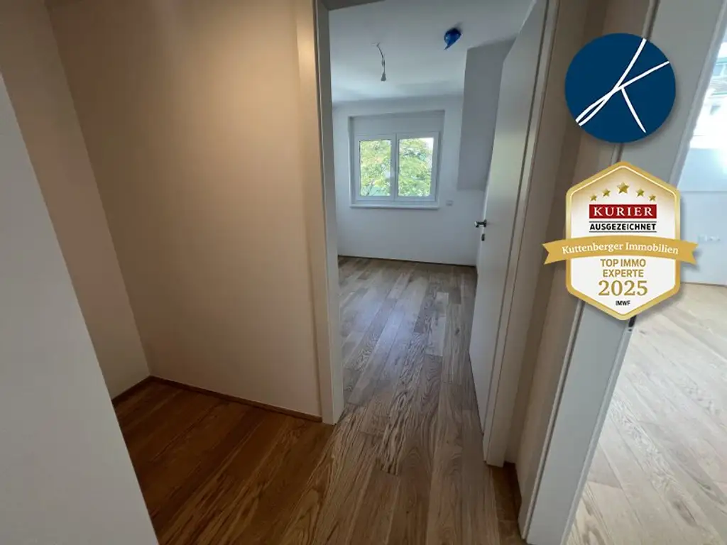 Gut vermietbar für Anleger nähe U6 Erlaaer Straße: Traum-Reihenhaus als Erstbezug mit Garten und Dachterrasse
