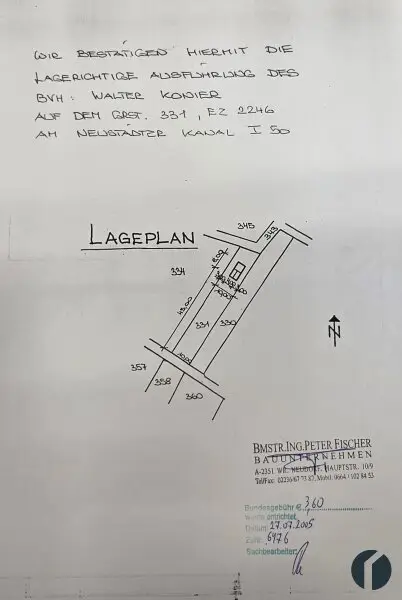 Entzückendes Knusperhäuschen zwischen Weinberg und Wienerneustädterkanal