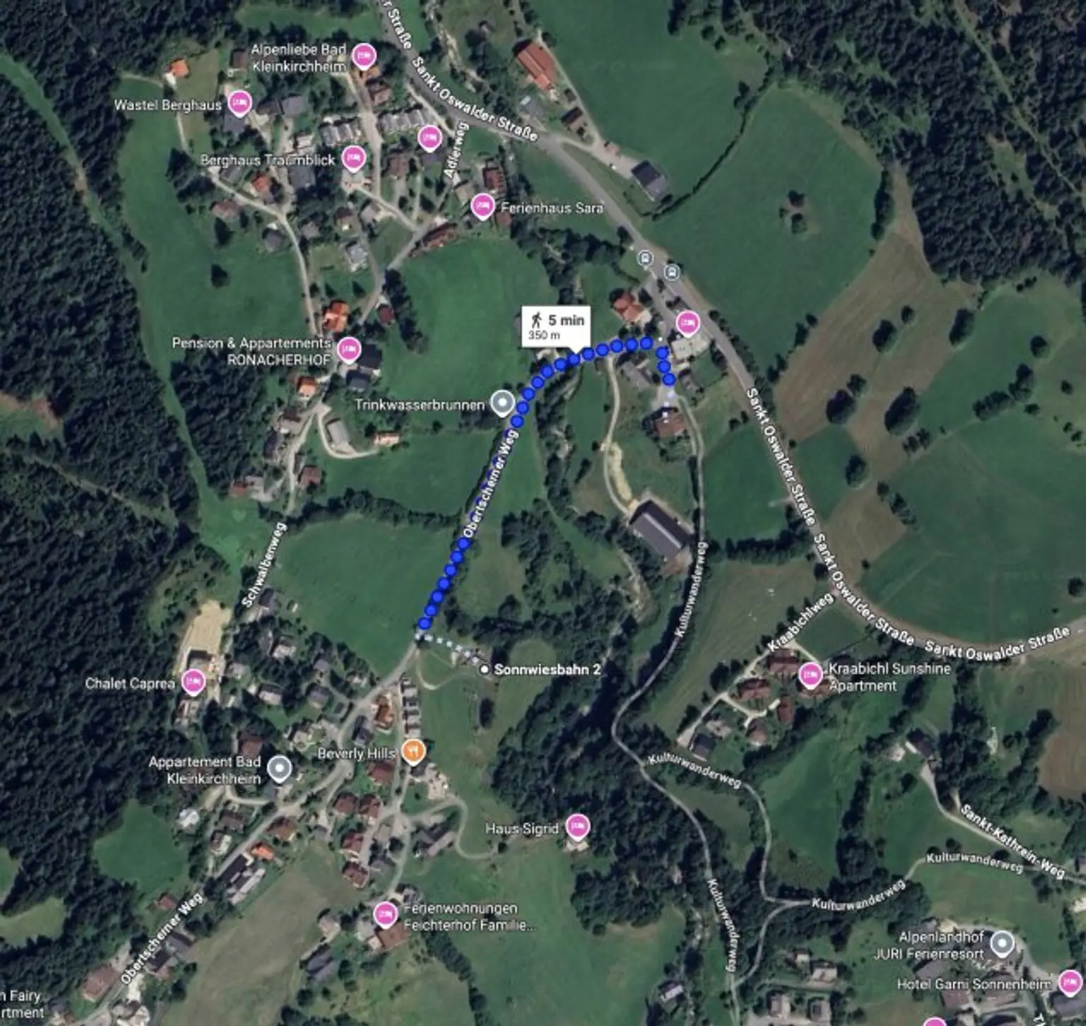 SCHILIFT ZU FUSS | Gemütliche 2-Zimmer-Wohnung mit Balkon in Bad Kleinkirchheim