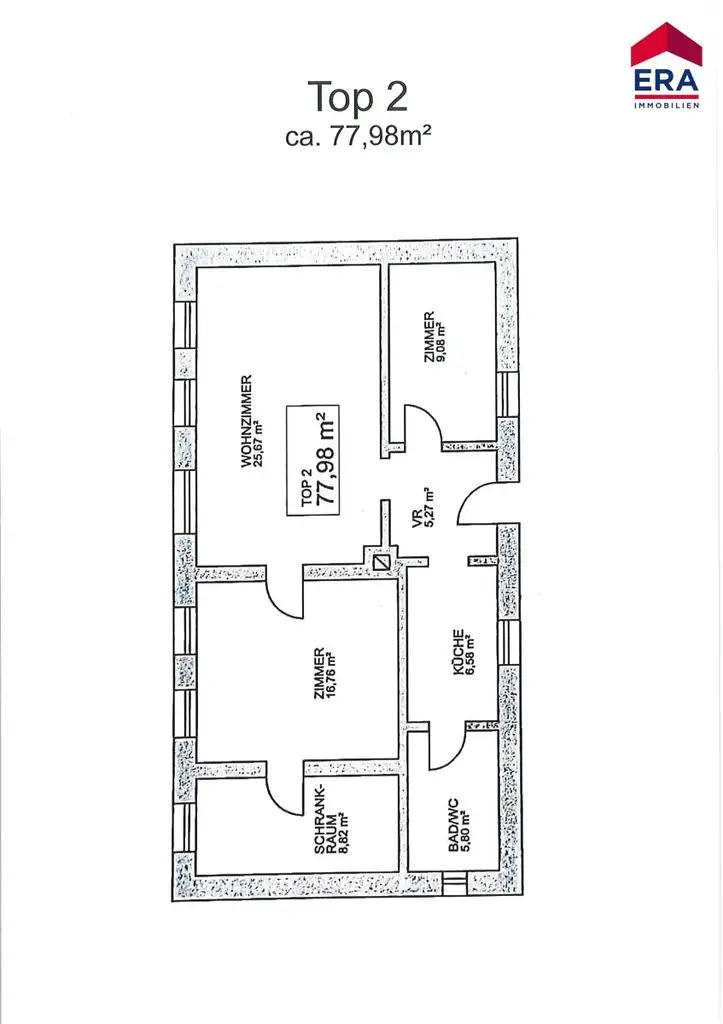 Lichtdurchflutete Altbauwohnung mit Charme – 4 Zimmer in 2193 Wilfersdorf