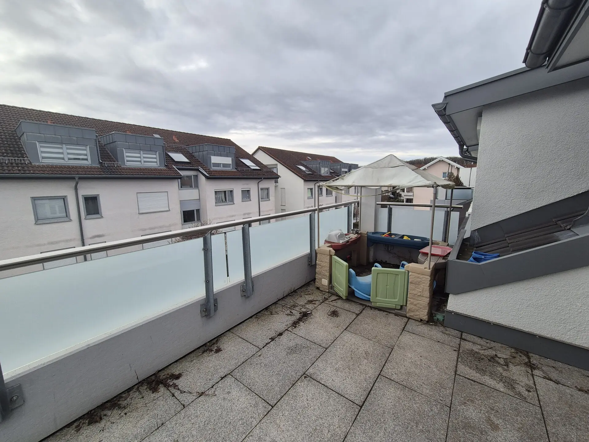 Balkon Aussicht nach rechts