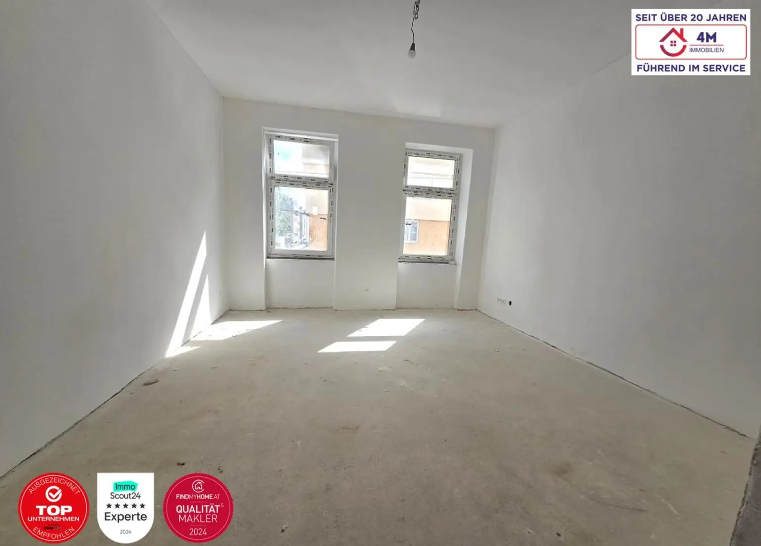Belagsfertige 1-Zimmer-Wohnung im Erstbezug – Altbau trifft moderne Eleganz!