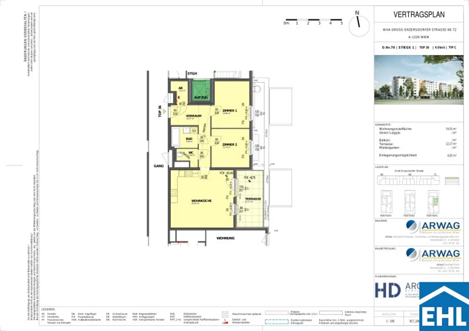 DER BALLON - Schöne 3-Zimmer-Wohnung mit Balkon im 22. Bezirk!