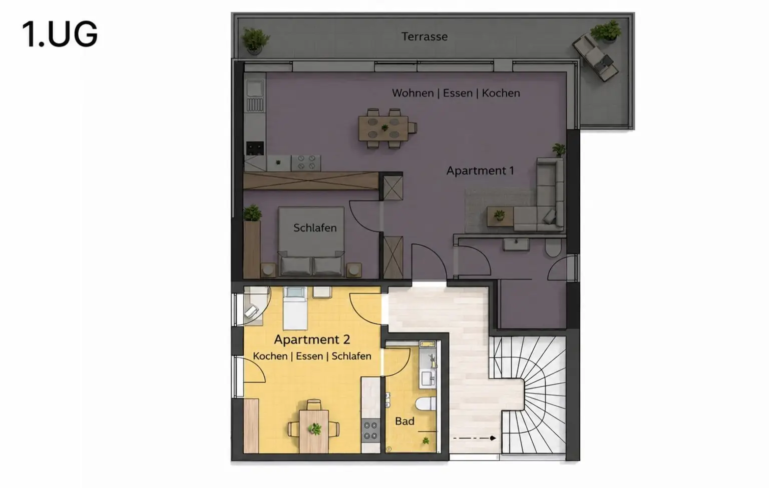 1.UG Apartment 2